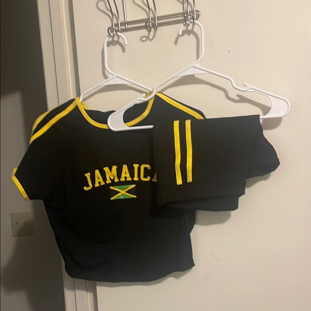 Women’s  Jamaica Black and Yellow Shirt
